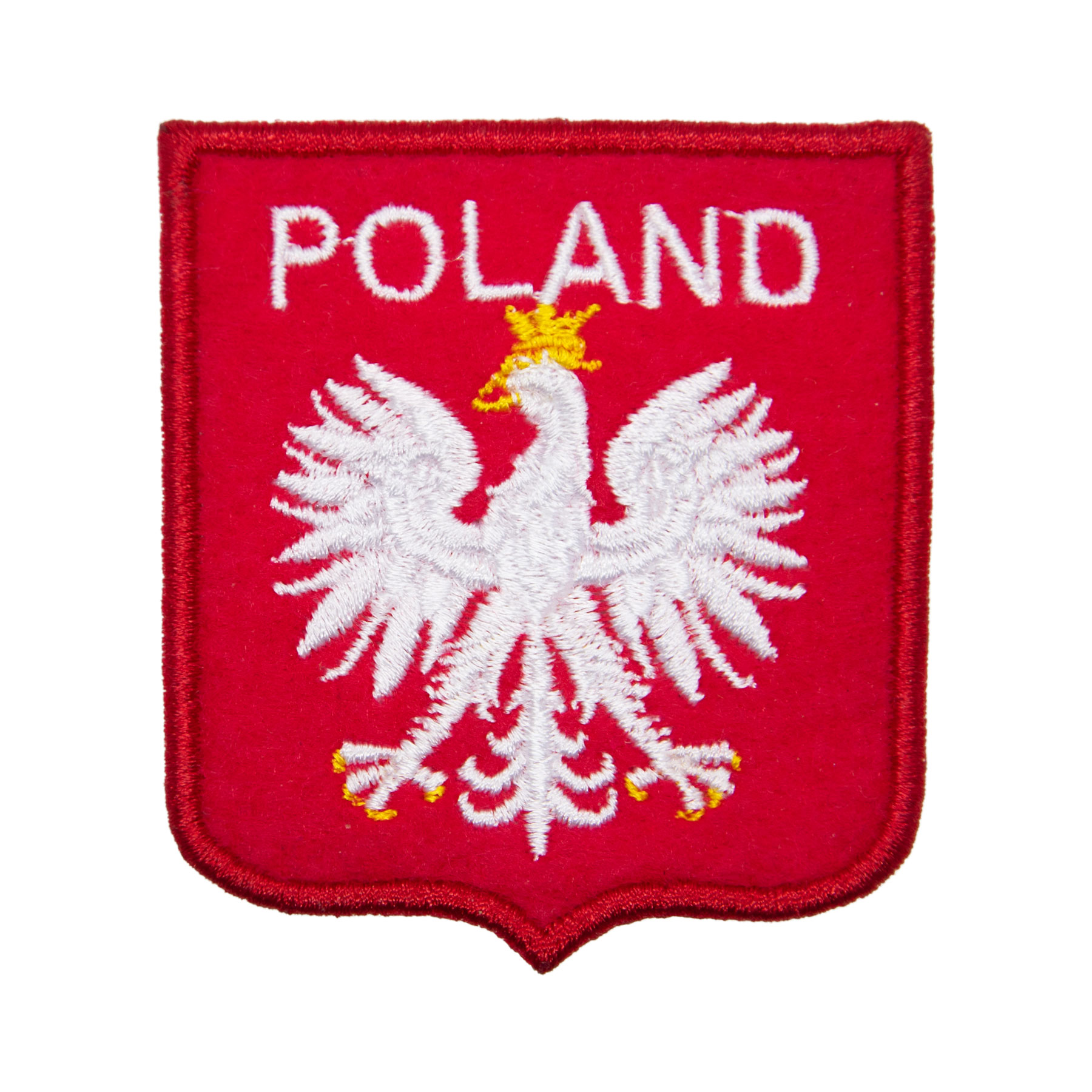 Naszywka Orzeł Polska Tarcza 58x63mm