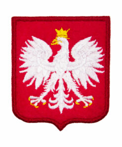 Naszywka Orzeł Polska Tarcza 58x63mm