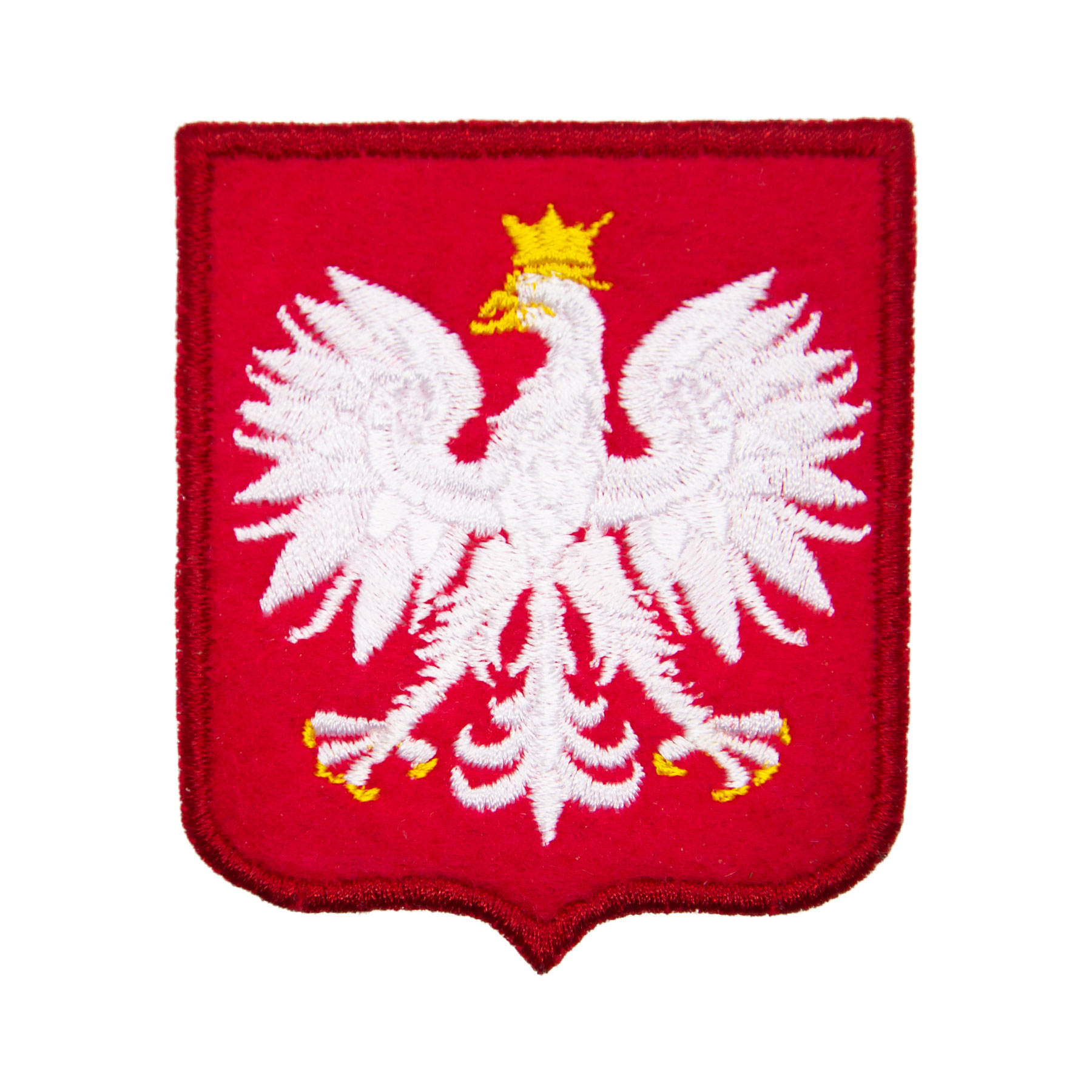 Naszywka Orzeł Polska Tarcza 58x63mm