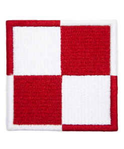 Naszywka Haftowana Szachownica Lotnicza 4x4cm
