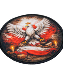 Naszywka Orzeł Niepodległości Okrągła – Rzep