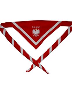 Chusta Harcerska Bawełniana Narodowa Haftowana