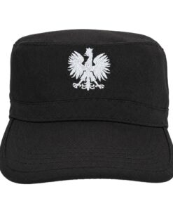 Czapka Patriotyczna Patrolówka xPatriot Orzeł Biały Czarna