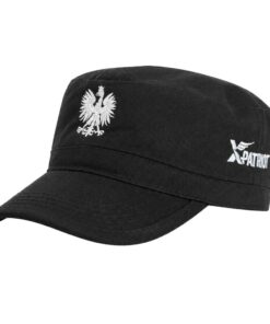 Czapka Patriotyczna Patrolówka xPatriot Orzeł Biały Czarna