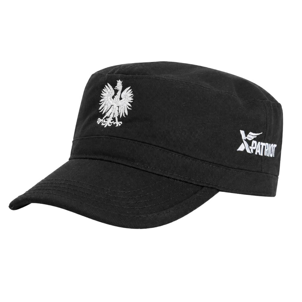 Czapka Patriotyczna Patrolówka xPatriot Orzeł Biały Czarna