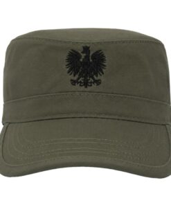 Czapka Patriotyczna Patrolówka xPatriot Orzeł Czarny Haft Olive