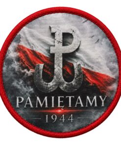 Plakietka Drukowana Pamiętamy 1944