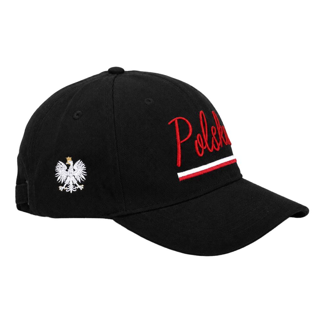Czapka z Daszkiem Patriotyczna xPatriot Polska Czarna z Haftem