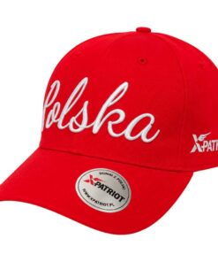 Czapka z Daszkiem Patriotyczna xPatriot Polska Czerwona z Haftem
