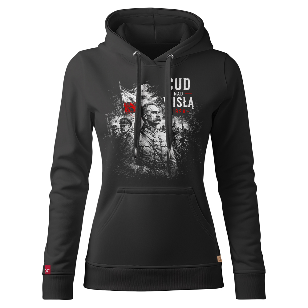 Damska Bluza Patriotyczna xPatriot Cud nad Wisłą 1920 Czarna