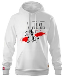 Męska Bluza Patriotyczna xPatriot Bitwa Warszawska 1920 Biała