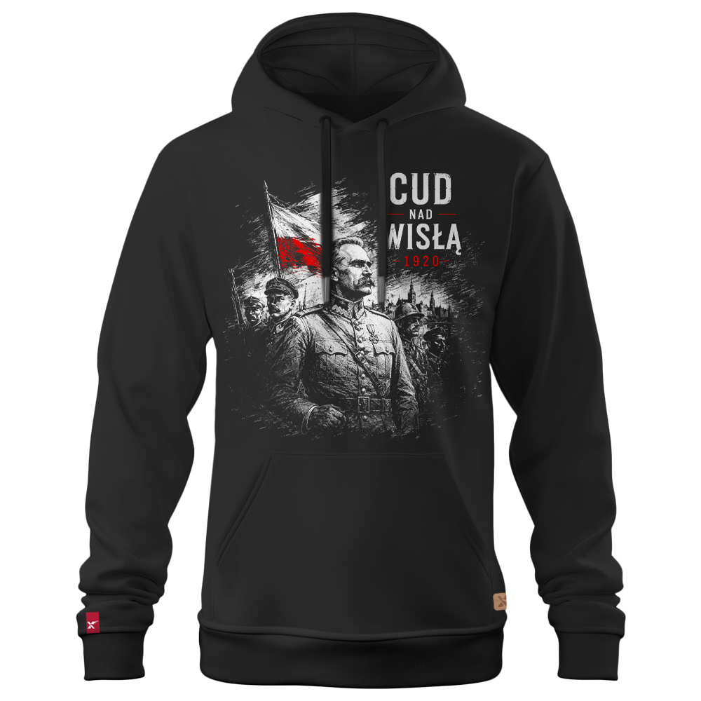 Męska Bluza Patriotyczna xPatriot Cud nad Wisłą 1920 Czarna