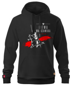 Męska Bluza Patriotyczna xPatriot Bitwa Warszawska 1920 Czarna