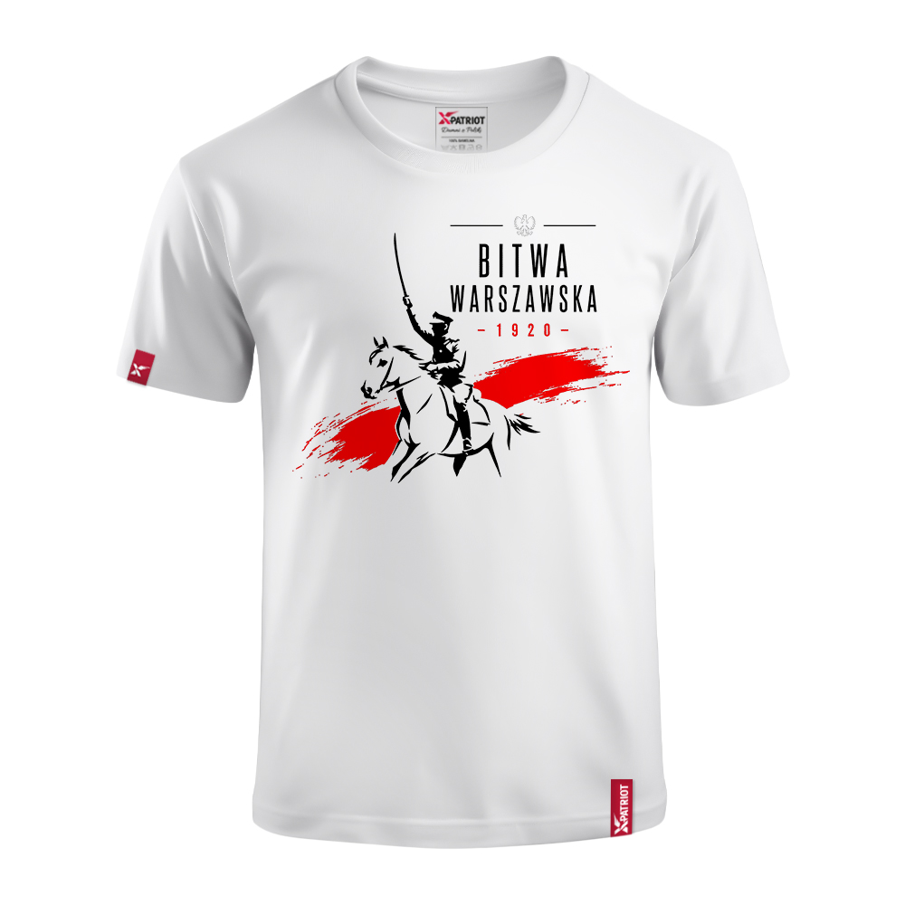 Dziecięca Koszulka Patriotyczna xPatriot Bitwa Warszawska 1920 Biała