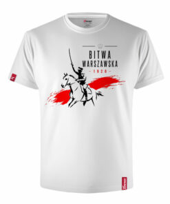 Męska Koszulka Patriotyczna xPatriot Bitwa Warszawska 1920 Biała