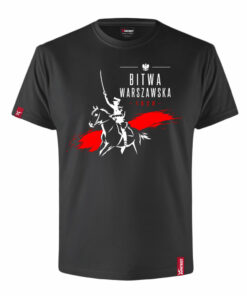 Męska Koszulka Patriotyczna xPatriot Bitwa Warszawska 1920 Czarna